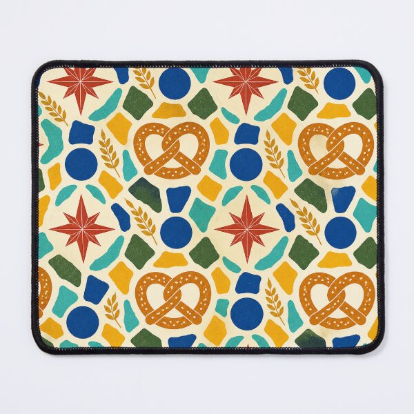 Item preview, Paprika Pretzel Compass Repeat designed and sold by aihrgdesign.