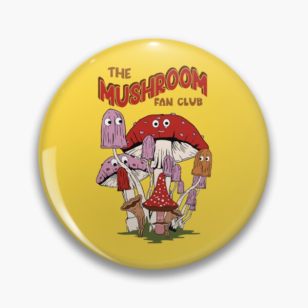 Item preview, The Mushroom Fan Club — Whimsical Mushroom Gang with Big Red Cap designed and sold by Krasnovaovaova.