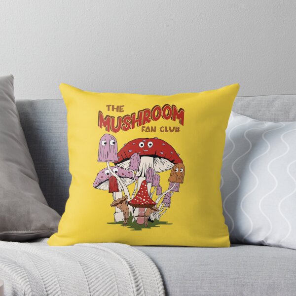 Item preview, The Mushroom Fan Club — Whimsical Mushroom Gang with Big Red Cap designed and sold by Krasnovaovaova.