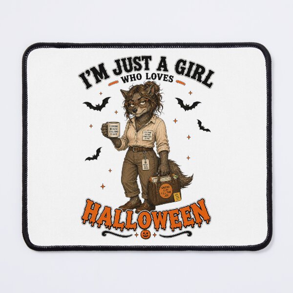 Item preview, ⭐ CRYPT OR TREAT COLLECTION - WEREWOLF IN HUMAN COSTUME - GIRL designed and sold by WheelieGdArt.