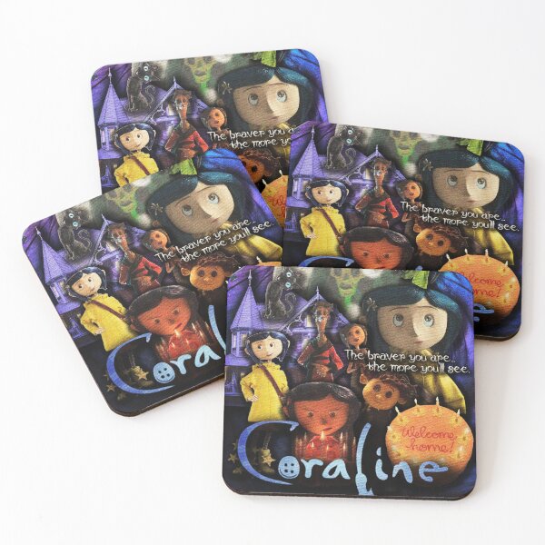 Item preview, coraline movie poster concept designed and sold by dandelionzone.