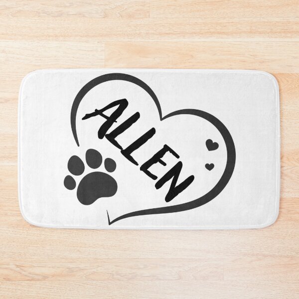 Item preview, Allen cat in a heart with a paw, great gift for dog or cat owners  designed and sold by OCS1337.