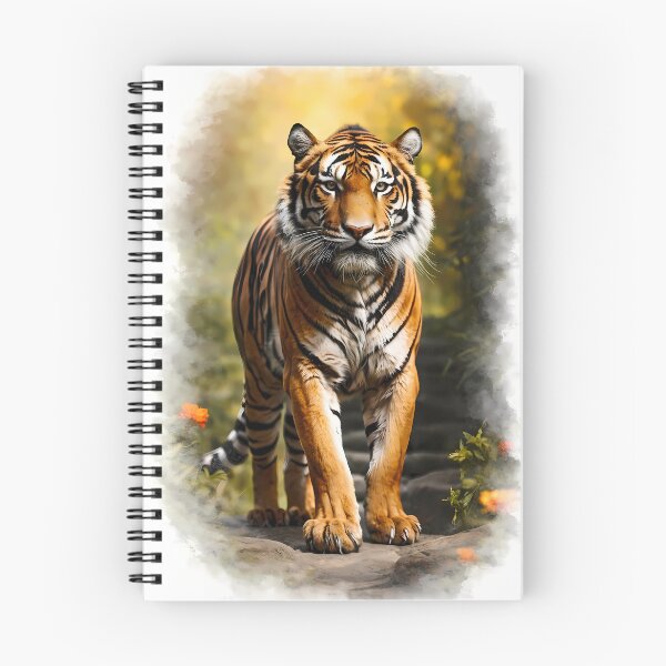Item preview, Tiger in Lush Jungle Setting designed and sold by cuprum.