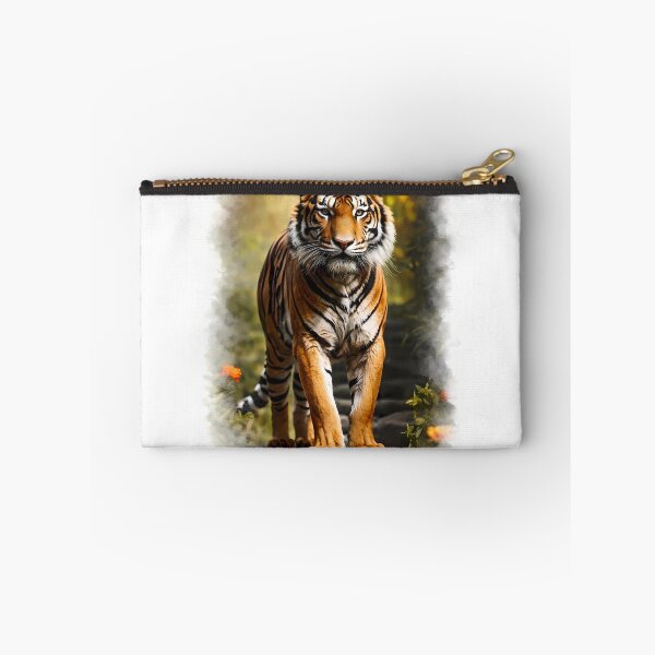 Item preview, Tiger in Lush Jungle Setting designed and sold by cuprum.