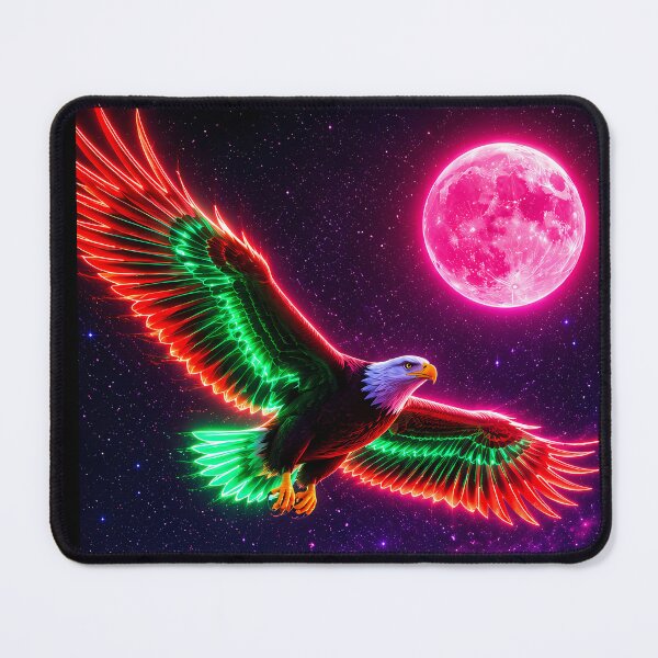 Item preview, Neon Mount Ararat Eagle Art designed and sold by NeonRealmsStudio.