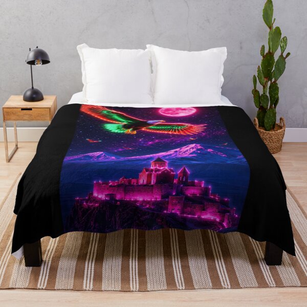 Item preview, Neon Mount Ararat Eagle Art designed and sold by NeonRealmsStudio.