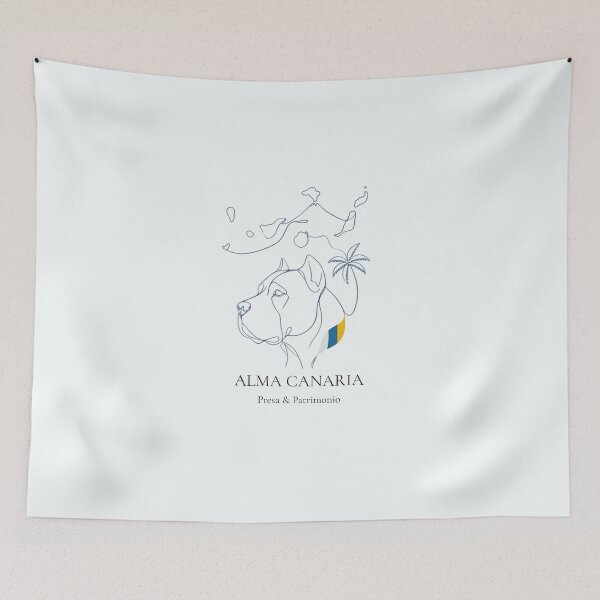 Item preview, Alma Canaria | Presa Canario Minimalist Line Art designed and sold by EfectoCreativo.