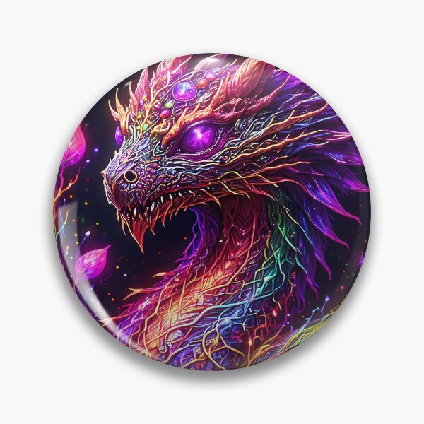 Item preview, Dragón de fantasía vibrante designed and sold by cuprum.