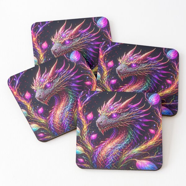 Item preview, Dragón de fantasía vibrante designed and sold by cuprum.