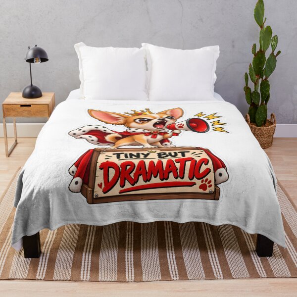 Item preview, Tiny But Dramatic Funny Chihuahua Design designed and sold by WeirdStation.