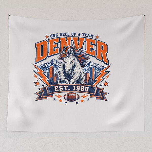 Item preview, Denver Football designed and sold by FaunaCanvas.