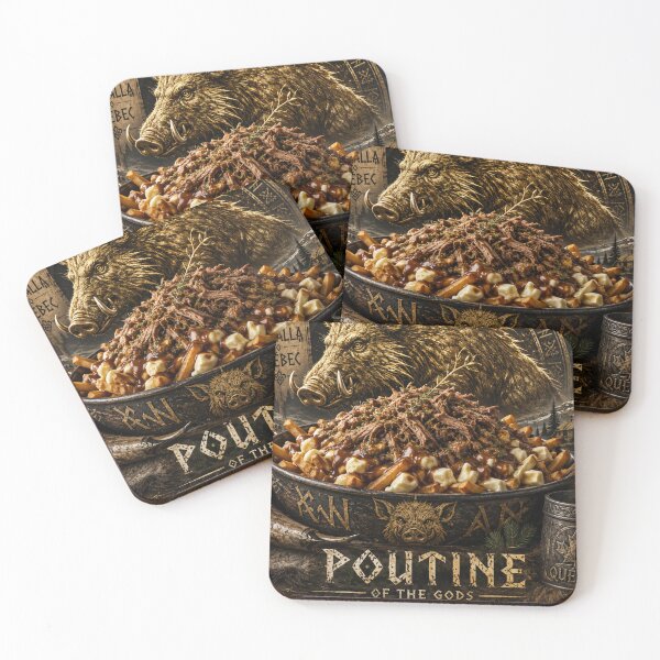 Item preview, Norse x Québec : poutine with puld boar on top  designed and sold by Jonrir-Seidr.