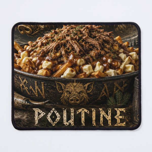 Item preview, Norse x Québec : poutine with puld boar on top  designed and sold by Jonrir-Seidr.