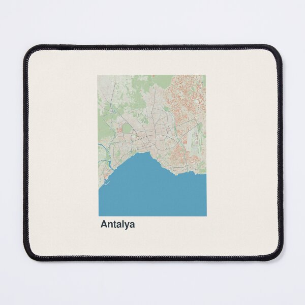 Item preview, Antalya Minimalistic Map Art designed and sold by MapsNerd.