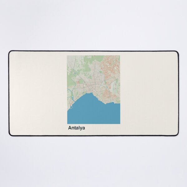 Item preview, Antalya Minimalistic Map Art designed and sold by MapsNerd.