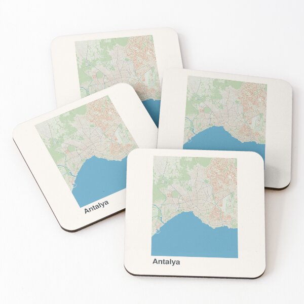 Item preview, Antalya Minimalistic Map Art designed and sold by MapsNerd.