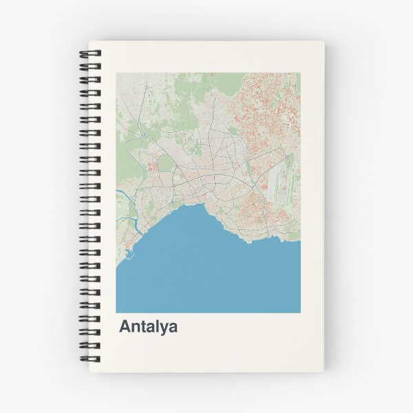 Item preview, Antalya Minimalistic Map Art designed and sold by MapsNerd.