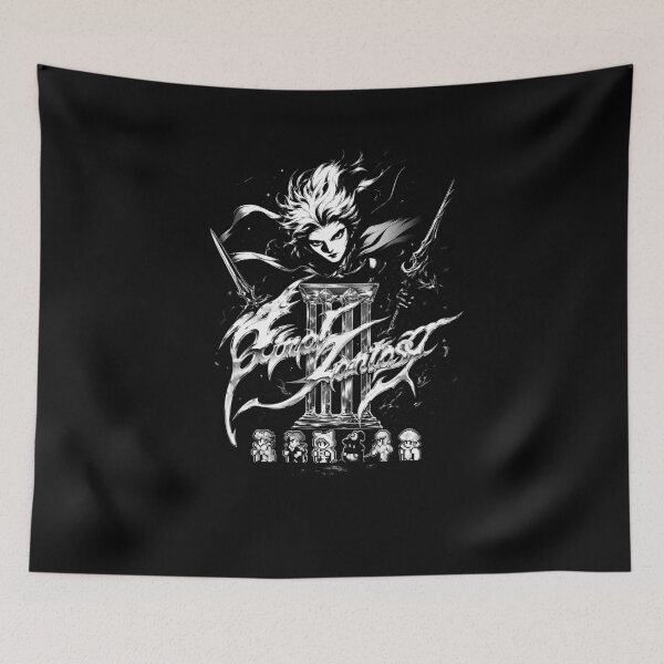 Item preview, Black And White Final Fantasy III (1990) designed and sold by FFantasyOnly.