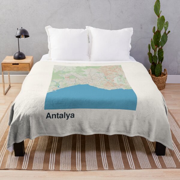 Item preview, Mapa minimalista de Antalya designed and sold by MapsNerd.