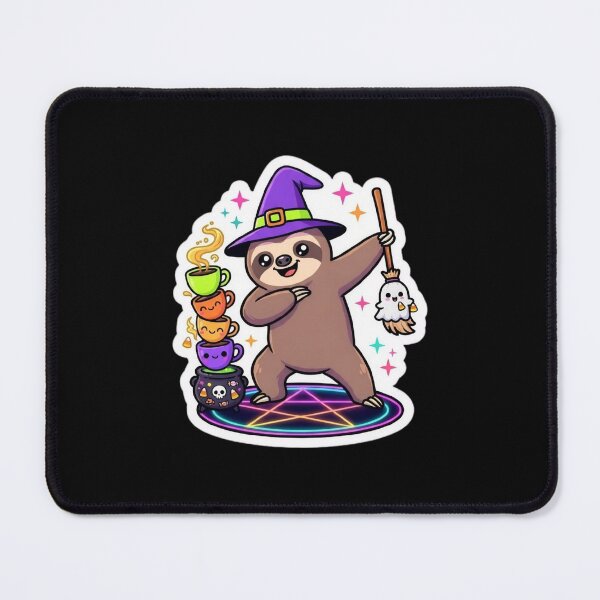Item preview, Witch Sloth Magic Pentagram Halloween Spooky Art designed and sold by DailySparks.