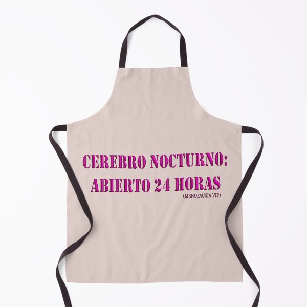 Item preview, Cerebro nocturno: Abierto 24 horas - Spanish Menopause Humor designed and sold by Yamy Morrell Art and Design.