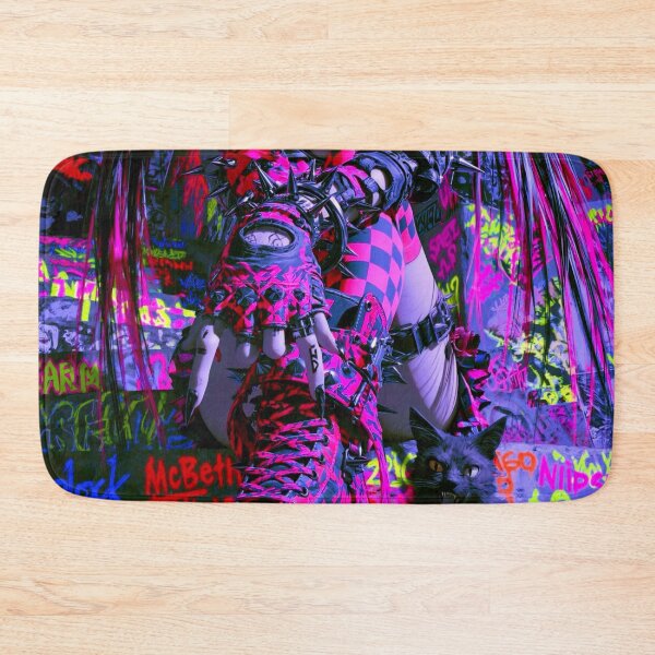 Item preview, Trouble - Cyberpunk Sci Fi Anime art designed and sold by Delerat7.