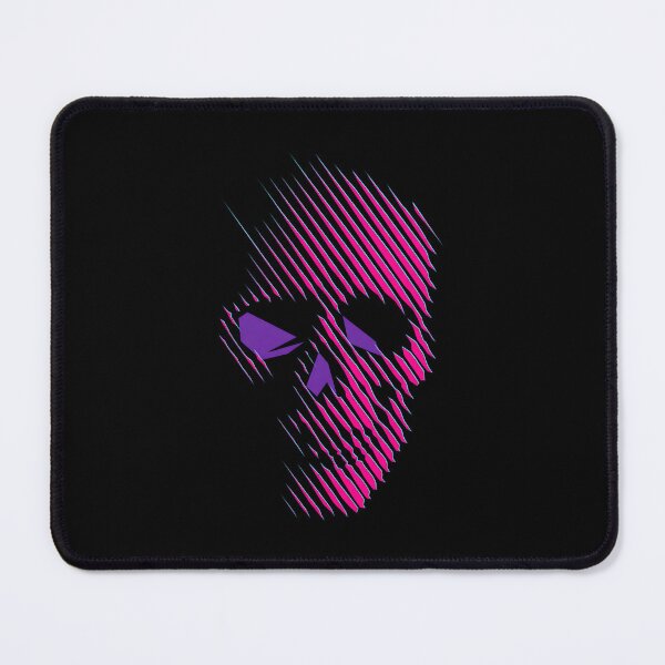 Item preview, Diagonal Line Neon Skull Profile designed and sold by MarCinu Art.