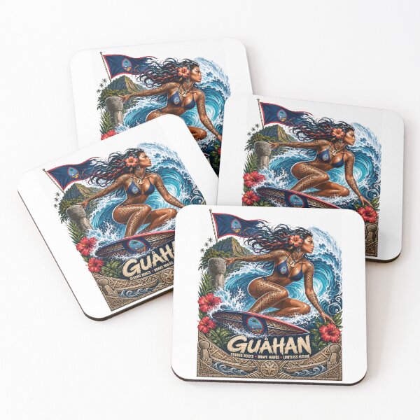 Item preview, Guåhan Waveborn Vanguard: Island Women Rising with Pacific Power designed and sold by BlissBlvdShop.