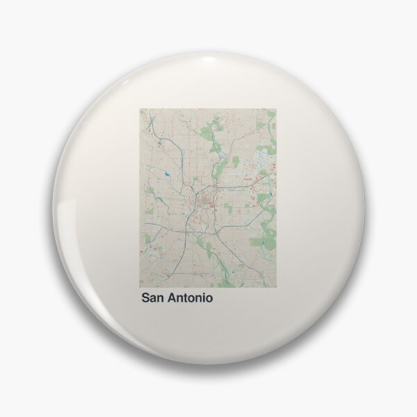 Item preview, San Antonio Minimalistic Map Art designed and sold by MapsNerd.