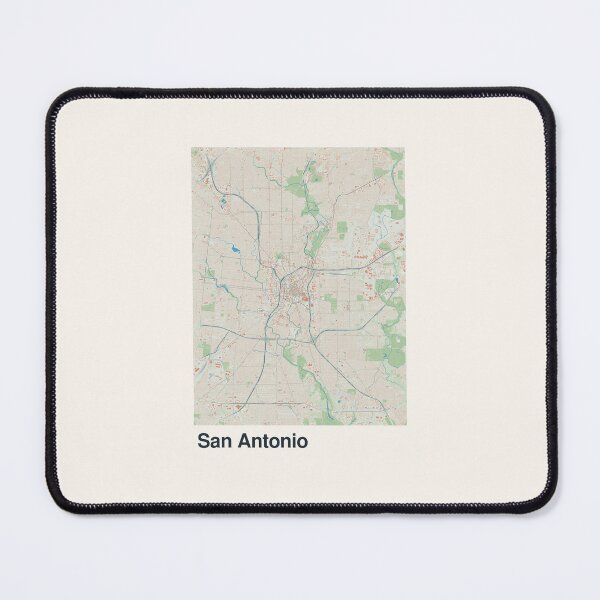Item preview, San Antonio Minimalistic Map Art designed and sold by MapsNerd.
