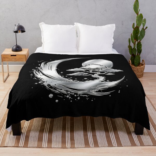 Item preview, Chrome Liquid Moon And Bonsai designed and sold by MarCinu Art.