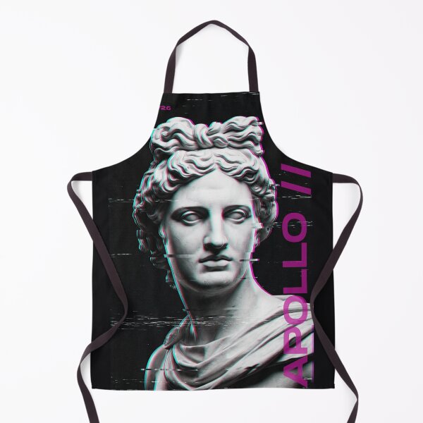 Item preview, Apollo Glitch Art Classical Statue Cyber Academia Poster designed and sold by DMarquiseArt.