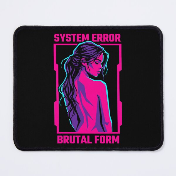 Item preview, Neon Cyberpunk Female Error designed and sold by MarCinu Art.