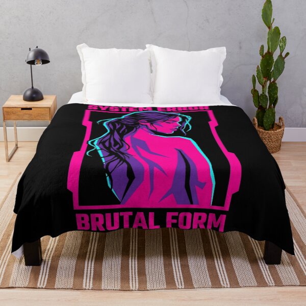 Item preview, Neon Cyberpunk Female Error designed and sold by MarCinu Art.