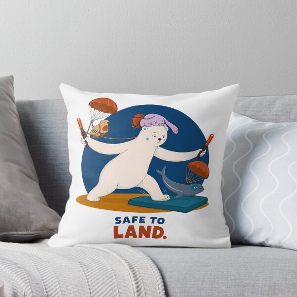 Item preview, Safe to Land Polar Bear Adventure Team designed and sold by LazyPaw Design.