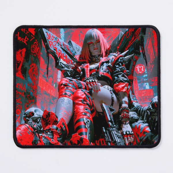 Item preview, The Queen of Leather - Cyberpunk Sci Fi Anime art designed and sold by Delerat7.