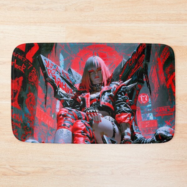 Item preview, The Queen of Leather - Cyberpunk Sci Fi Anime art designed and sold by Delerat7.