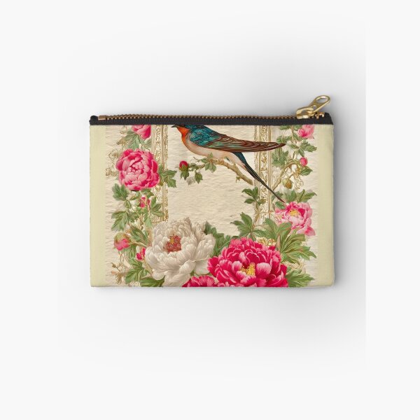 Item preview, Barn Swallow with Peonies Print designed and sold by CMooreWorx.