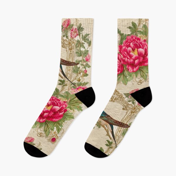 Item preview, Barn Swallow with Peonies Print designed and sold by CMooreWorx.