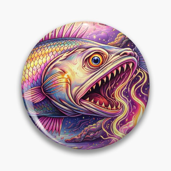 Item preview, Colorful Fish in Cosmic Scene designed and sold by cuprum.