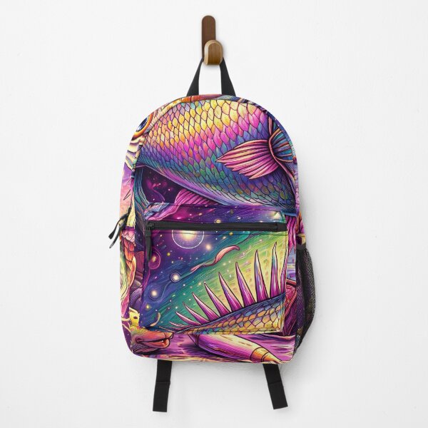 Item preview, Colorful Fish in Cosmic Scene designed and sold by cuprum.