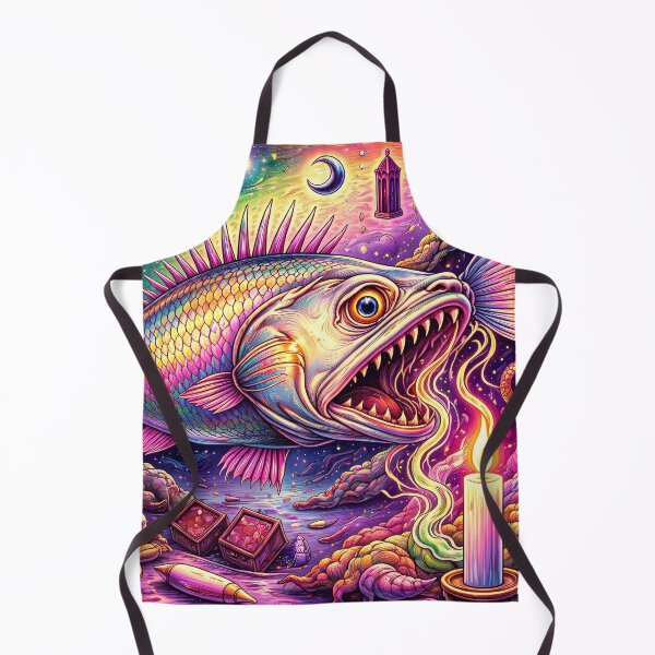 Item preview, Colorful Fish in Cosmic Scene designed and sold by cuprum.