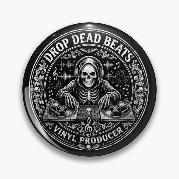Item preview, Grim Reaper DJ Turntable Electronic Music designed and sold by Skulls & Calaveras.