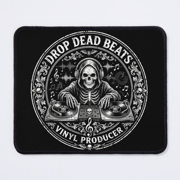 Item preview, Grim Reaper DJ Turntable Electronic Music designed and sold by Skulls & Calaveras.