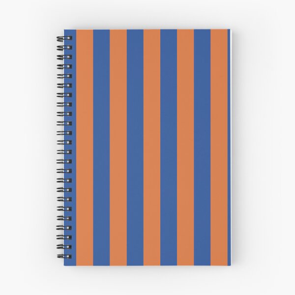 Item preview, Cabana stripe pattern in blue and orange color designed and sold by RishabhArts1.