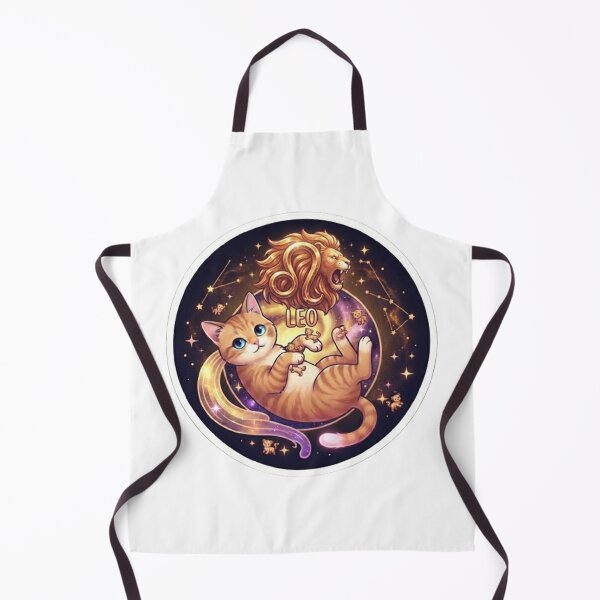Item preview, Cute Leo Zodiac Cat Space Galaxy Stars Astrology designed and sold by PetalsPaws.