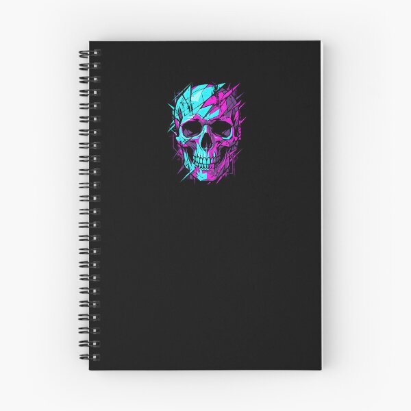 Item preview, Shattered Neon Cyber Skull designed and sold by MarCinu Art.