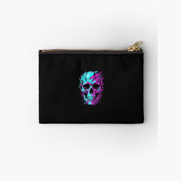 Item preview, Shattered Neon Cyber Skull designed and sold by MarCinu Art.