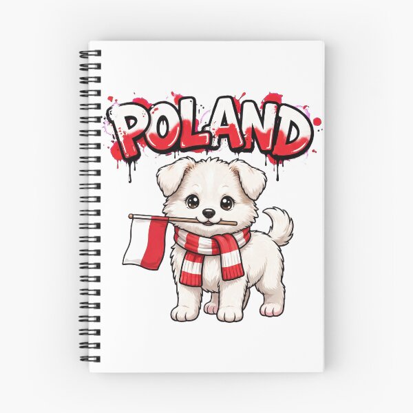 Item preview,  Poland Graffiti Husky Polish Flag Scarf designed and sold by Surviving Monday Club.