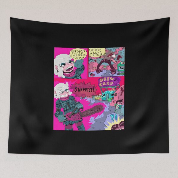 Item preview, Whimsical Chainsaw Surprise Comic Art designed and sold by Fibi-studio.
